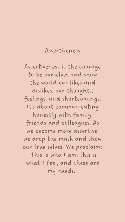 How To Become Assertive, Be Assertive Quotes, How To Be More Assertive At Work, The Courage To Be Disliked Quotes, Assertiveness Quotes, Assertive Quotes, Bullet Journal Reflection, Dislike Quotes, Being Assertive