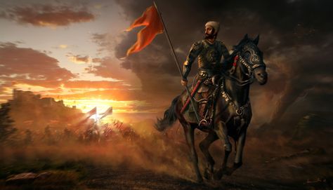 King Shivaji, Narendra Soni on ArtStation at https://www.artstation.com/artwork/JlOgNA Shivaji Maharaj Laptop Wallpaper, Shivaji Maharaj 4k Hd Wallpaper, Shivaji Maharaj Hd Wallpaper 4k, Arab Warrior, Shiva Ji, Shivaji Maharaj Painting, Hacker Girl, Maharaj Wallpapers, शिवाजी महाराज