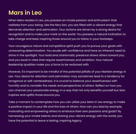 Mars Leo Leo Mars Woman, Mars In Leo Woman, Mars In Leo Aesthetic, Free Online Learning, Leo Women, Self Centered, Mars, Self Confidence, Online Learning