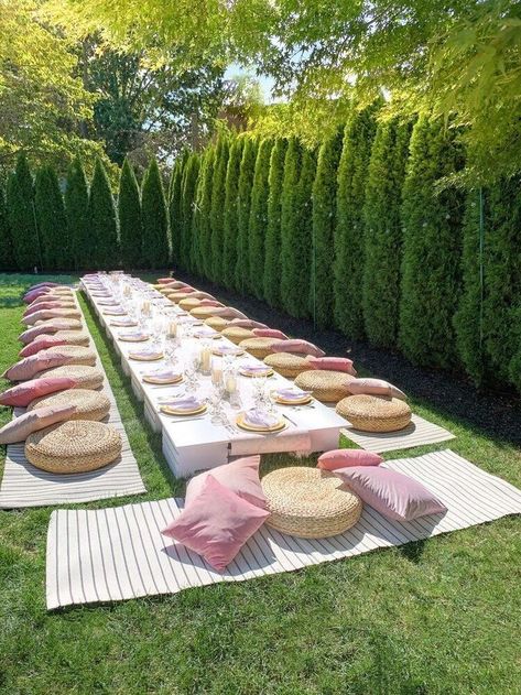 Picnic Party Decorations, Picnic Birthday Party, Backyard Birthday, Picnic Inspiration, Picnic Birthday, Picnic Decorations, Dream Party, Candy Land Christmas Decorations, Picnic Ideas