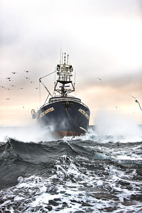 feature-fishing-for-alaskan-crab-boat-500x750 Crab Boat, It Happened One Summer, Deadliest Catch, Salt Water Fishing, Fishing Photography, Boat Pics, Boat Names, River Bed, Lake Pictures