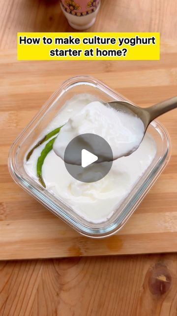 Alpna Agarwal on Instagram: "Yogurt Starter/ Culture yogurt
Here I’ll share with you, how to make your own yogurt starter with just 2 ingredients.
Try this super simple recipe to make fresh and homemade yogurt.
Ingredients:-
Milk
Fresh green chili with stalk or (red dry chilli with stalk)
Method:-
1. boil the milk and cool it down
2. pour in a small bowl, and Milk should be warm.
3. Add 2 chilies with stalk (make sure the stalks are sunk into the milk) check my reel like that.
4. leave it in a warm place for 10-12 hour or overnight. (1 keep in oven with light on)
5. After 10-12 hour you can use the yogurt starter to make homemade fresh yogurt.!!!
Enjoy homemade Organic Yogurt.
Note:- if you make yogurt in a glass bowl cover it properly & don’t move this bowl.

#yogurtstarter #yogurt #foodt Yogurt Starter Culture, Yogurt Starter, Make Your Own Yogurt, Bowl Cover, Green Chili, Homemade Yogurt, Food T, Milk Recipes, Green Chilies