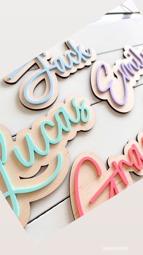 Laser Cut Christmas Ideas Acrylic Engraving Ideas, Product Names Ideas, Name Lettering Ideas, Acrylic Laser Projects, Acrylic Laser Cut Design, Lazer Engraver Ideas, Laser Engraving Acrylic, Wood Laser Engraving Ideas, Lettering On Wood