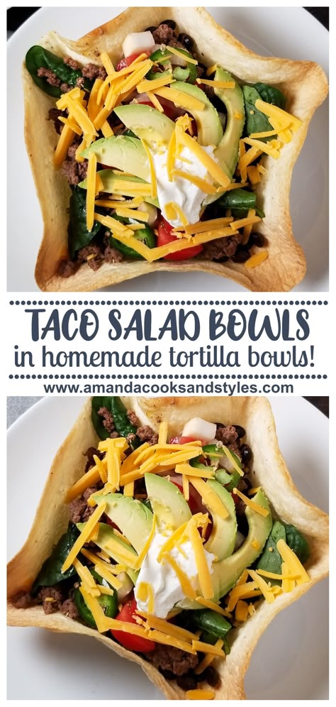 Tacos Salad Bowls, Taco Salads Bowls, Baked Taco Salad Bowls, Diy Taco Bowls, Tortilla Taco Bowls, How To Make Taco Bowls, Tortilla Bowls How To Make, Taco Salad Shells Tortilla Bowls, Tortilla Bowls Baked