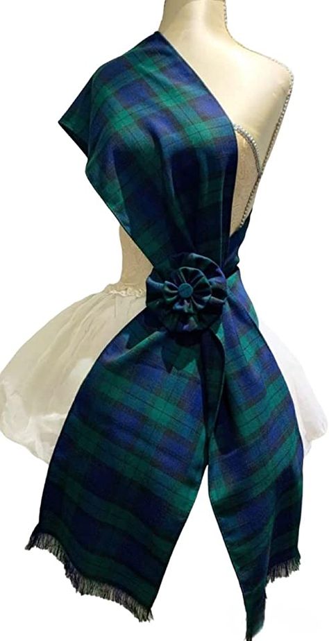 Burns Night Outfits, Scottish Wedding Dresses, Wedding Dress Royal, Kilt Wedding, Tartan Sash, Royal Stewart Tartan, Christmas Attire, Burns Night, Black Watch Tartan