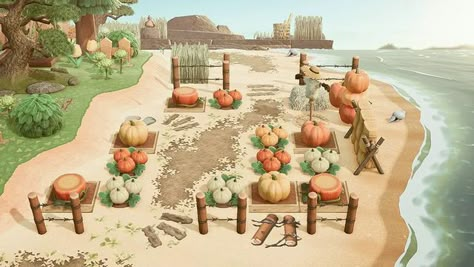 lillomini on Instagram: "Who says you can't put a pumpkin patch on the beach? Especially with a farmcore island, right? DA-9197-0163-4345 (Plum Creek) PARTNERS: @happeach.stories @dreamofsabine.acnh @cookies.crossing @darling.crossing @pokodotcrossing @ale__acnh @soaring.rose @lojsans.crossing #acnhfarmtheme #acnhfarmcoreinspo #acnhvintagefarm #acnhpumpkinpatch #acnhbeachdecor #animalcrossingnewhorizons #animalcrossingnewhorizonscommunity #acnhcommunity #acnhbeachinspo #acnhbeachinspiration Acnh Witchcore, Acnh Springcore, Acnh Autumn, Acnh Halloween, Rainbow Island, Cottagecore Animal Crossing, Game Decor, Fall Beach, Gamer Girls