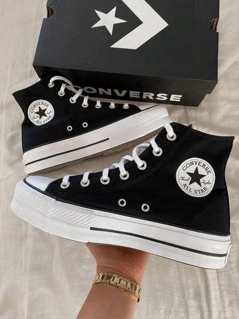 Cute Converse Shoes, Cute Converse, Trendy Shoes Sneakers, Dr Shoes, Preppy Shoes, Pretty Shoes Sneakers, Black Converse, Cute Nike Shoes, Hype Shoes