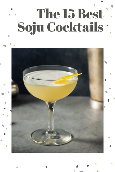 We found the 15 best Soju cocktails to enjoy at your next cocktail party. Which one will become your new favorite recipe? Soju Drinks Recipes, Soju Cocktails, Soju Cocktail Recipes, Yogurt Soju Cocktail Recipes, Soju Cocktail Recipes Drinks, Soju Recipes, Jinro Soju Drinks, Watermelon Soju, Peach Soju Cocktail Recipes