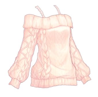 Pink Knitted Sweater, Anime Skirts, Love Nikki, Clothes Shirt, Lover Clothes, Clothing Design Sketches, The Pavilion, Fashion Sketches Dresses, Drawing Anime Clothes