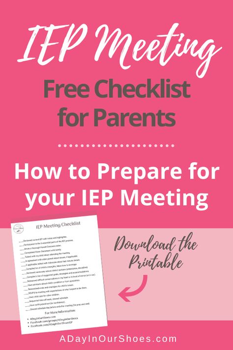 Iep Meeting Checklist, Iep Binder, Iep Organization, Parent Teacher Conference, Iep Meetings, Advice For Parents, Iep Goals, Teacher Conferences, Confidence Kids