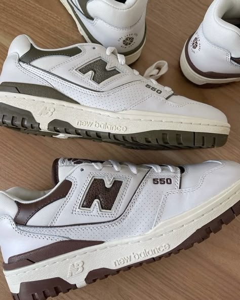 New Balance Shoes 550 Brown, New Balance 508 Outfit, New Balance 550 All Colors, New Balance 550 Brown Outfit, New Balance 550 Style, Brown 550 New Balance, New Balances Brown, Nb 550 Colorways, New Balance 550 Brown