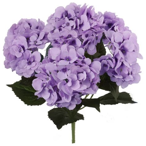 Enhance your decor with our Artificial 20" Lavender Hydrangea Bush. This set of 2 features 7 heads of faux silk flowers, perfect for home decor, weddings, and events. Includes three stems. Transform your space now! Lavender Hydrangea, Hydrangea Bloom, Hydrangea Bush, Rare Orchids, Flowers For Sale, Hydrangea Not Blooming, Silk Hydrangeas, Soft Lavender, Artificial Hydrangeas