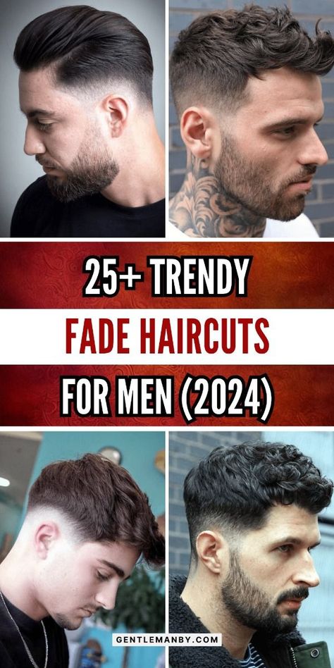 Looking for the best fade haircuts for men? Find 25+ fade haircut ideas for all hair types, lengths, and styles. #fadehaircut #menshaircuts https://whispers-in-the-wind.com/top-10-trendy-mens-haircuts-for-spring-2024/?25-best-fade-haircuts-for-men-of-all-hair-types Mens High Fade, High Fade Haircut Mens, Mens Fade Haircut, Crew Cut Fade, Types Of Fade Haircut, Hottest Haircuts, Fade Haircuts For Men, Best Fade Haircuts, Mens Hairstyles Fade