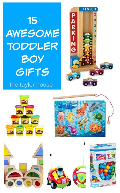 15 Great Gifts for Toddler Boys Gifts For 2 Year Boy, Cool Gifts For Boys, Gifts For Toddler Boys, Toddler Learning Toys, Little People Toys, Toddler Boy Toys, Gift Ideas For Boys, Boys Day, Toddler Boy Gifts