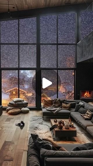 Cozy Zen on Instagram: "A Snowy Escape: Luxury Bedroom with Stunning City Views #cozybedroom #snowfall #euphoria" Snowy Escape, Luxury Bedroom, City Views, Luxurious Bedrooms, Cozy Bedroom, Winter Scenes, City View, Instagram A, Zen