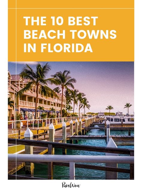 Next time you’re looking to get away, don’t sleep on the best beach towns in Florida. Because you deserve a break. Time to use that personal day, maybe? #beach #Florida #towns Beach Towns In Florida, Cheap Family Vacations, Beach Towns, Captiva Island, Couples Retreats, Break Time, Kid Friendly Trips, Need A Vacation, Beach Town