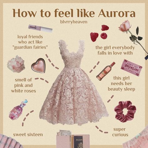 How To Feel Like Aurora, Princess Aesthetic Outfits, Rosé Core, Etiquette And Manners, Princess Core, Pretty Pink Princess, Princess Aurora, Classy Aesthetic, Disney Inspired Outfits