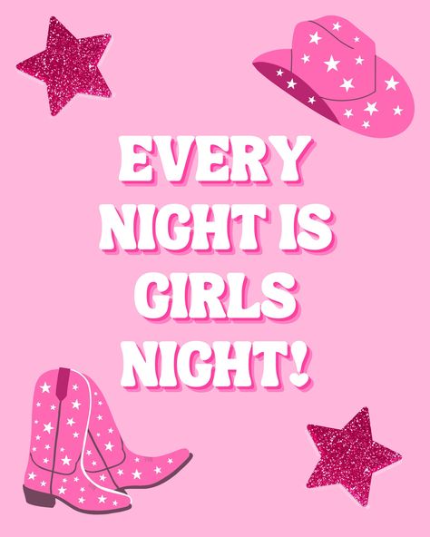 Barbie was doing something right when she said every night was girls night! A digital download scaled for 16x20 prints with the convenience of printing when and where you prefer! Add a little pink to your life and your walls with this easy and cute print. Features: - Quality resolution digital download. - Pre-scaled for 16x20 printing. - Perfect for framing and decorating your living space, bedroom, or dorm. Note to Buyers: This listing is for a digital download of the artwork. No physical item will be shipped. After completing your purchase, you will receive a link to download the high-resolution image file. You can then print it at home, take it to a local print shop, or use online printing services to bring this stunning piece to life on your preferred medium. Because of the nature of t Poster Prints Wall Bedroom Pink, Barbie Poster Prints, Barbie Recruitment Theme, This Barbie Is, Pink Poster Wall, Pink Wall Prints, Barbie Background, Barbie Posters, Barbie Poster