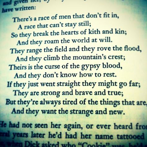 Robert Service's poem "Men That Don't Fit In" featured in Truman ... Robert Service Poems, Romani People, Poetry Journal, Grey Owl, Truman Capote, In Cold Blood, Magic Words, Meaning Of Life, Poetry Quotes