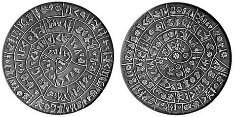 Phaistos Disk Map Symbols, Sacred Geometry Symbols, Archaeological Finds, Visual Display, Bronze Age, Medieval Art, Next Step, The Alphabet, Visual Communication