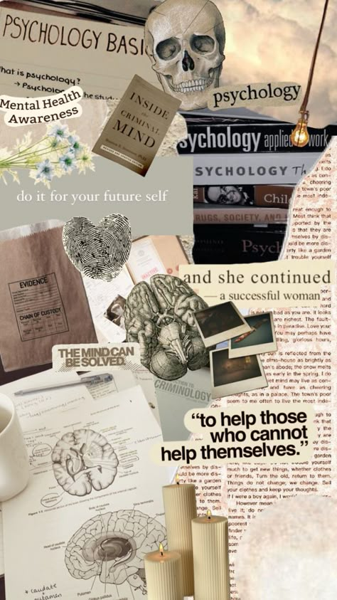 #psychology Clinical Psychology Student, Psychology Wallpaper, Dream Psychology, Psychology Careers, College Vision Board, Psychology Notes, Psychology Studies, My Future Job, Forensic Psychology