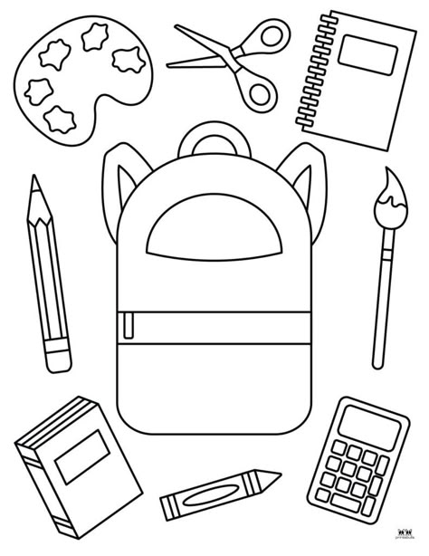 Choose from 25 unique back to school coloring pages perfect for your little ones during the back to school season. Print from home. 100% FREE! School Supplies Coloring Pages, Teacher Coloring Pages, Trendy Diys, Classroom Drawing, Family Crafts Preschool, Back To School Coloring Pages, Thanksgiving Coloring Book, Cute Halloween Coloring Pages, Colors For Toddlers