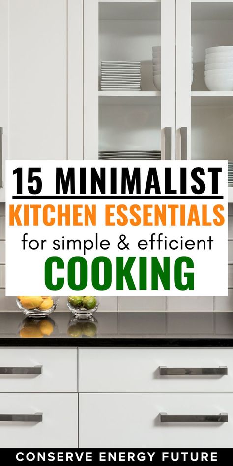 Looking for minimalist kitchen essentials? Discover our ultimate list of minimalist kitchen essentials that make cooking simple and efficient. From minimalist utensils to a kitchen essentials checklist, explore ideas for small spaces, modern minimalist kitchens, and rustic designs. Whether you need minimalist dorm room kitchen essentials or modern essentials for RVs, find the perfect inspiration for your minimalist kitchen setup! Kitchen Organization Ideas Cabinets, Minimalist Kitchen Organization, Minimalist Dorm Room, Kitchen Utensils List, Kitchen Essentials Checklist, Minimalist Kitchen Essentials, Dorm Room Kitchen, Minimalist Dorm, Kitchen Essentials List