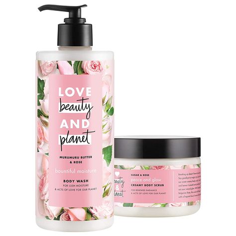 Body Wash And Scrub, Body Care Brands, Eco Friendly Hair Products, Rose Body Wash, Koleksi Makeup, Beauty And Planet, Rose Body, Beauty Planet, Sugar Rose