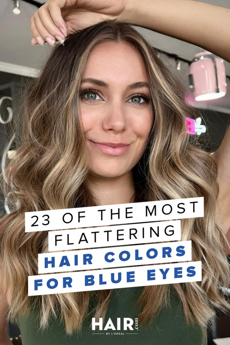 Looking for the best hair color for blue eyes? Try one of these gorgeous shades to help make those baby blues stand out. Fall Hair Color For Brunettes Blue Eyes, Ash Brown Hair Blue Eyes Pale Skin, Dark Blue Eyes Brown Hair, Good Hair Color For Blue Eyes, Best Hair For Blue Eyes And Fair Skin, Best Blonde For Blue Eyes, Dark Blue Eyes Hair Color, Cool Summer Best Hair Color, Dark Hair Colors For Pale Skin Blue Eyes