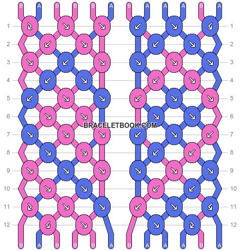 Normal pattern #169667 How To Make Bracelet Patterns, Friendship Bracelet Patterns 6 Strand, 2 Colour Bracelet Pattern, Matching Heart Friendship Bracelet, Matching Friendship Bracelets Patterns, 5 Colour Bracelet Pattern, Half Heart Friendship Bracelet Pattern, Big Bracelet Patterns, Friendship Bracelet Patterns Chevron