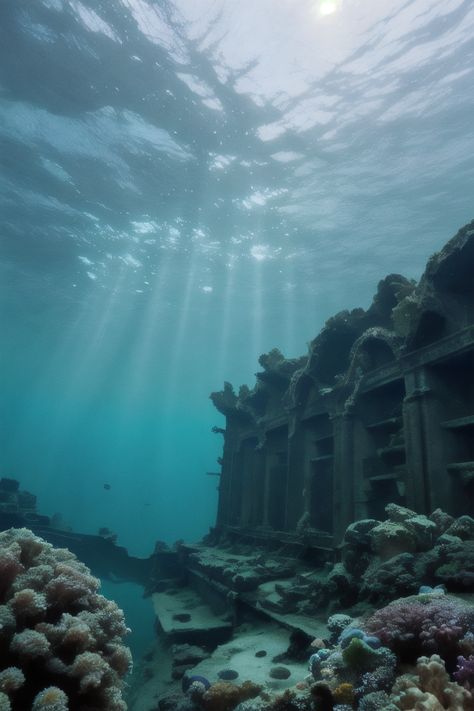 Get inspired by Yonaguni's ethereal underwater ruins! This artisanal photograph, captured with stunning visual effects and star reflections, will transform your space. A unique piece of art for your home. Explore the depths! #UnderwaterPhotography #Artisanal #YonaguniRuins #IdaHomeDesigns #Siberia Underwater Ruins, Ocean Depth, Ocean Photography, Ocean Art, Visual Effects, Art Shop, Starry Night, Diving, Visual Art