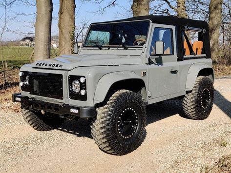 Land Rover Defender Custom, Defender 90 For Sale, Land Rover Defender Interior, Hunting Truck, Defender For Sale, New Land Rover Defender, Defender Camper, Land Rover Car, American Pickup Trucks