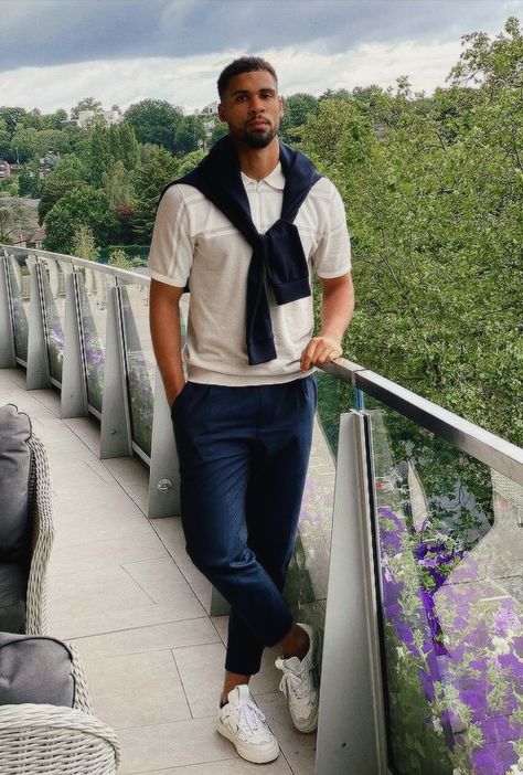 Mens Country Club Style, Athletic Man Aesthetic, Style For Tall Guys, Country Club Outfit Men, Tall Guy Outfits, Aesthetic Outfits For Men, Old Money Tennis, Country Club Attire, Loftus Cheek