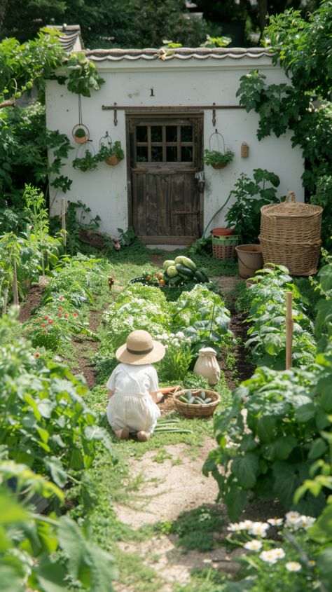 Backyard farming Self Sufficient Aesthetic, Self Sufficient Farm, Small Holding Farm Ideas, Urban Homesteading Backyard Small Spaces, Backyard Farm Ideas, Mini Farm Ideas, Small Homestead Layout, Home Steading, Farming Aesthetic