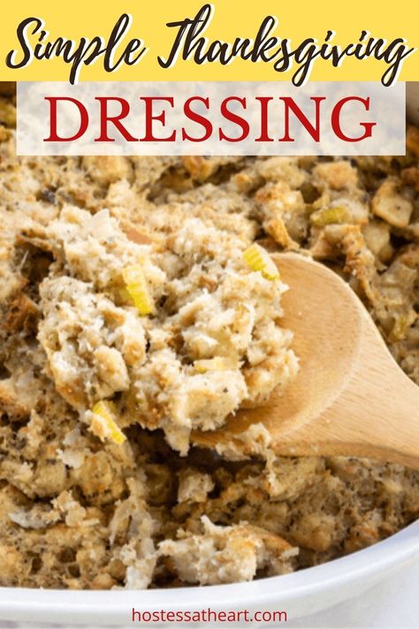 Dressing For 2 People, Dressing Made With Pepperidge Farm, Thanksgiving Dressing Recipes Easy, Stuffing Easy Thanksgiving, Thanksgiving Turkey Dressing, Easy Moist Stuffing Recipes, Thanksgiving Dressing Pepperidge Farm, Potato Dressing Thanksgiving, Homemade Turkey Dressing Recipes