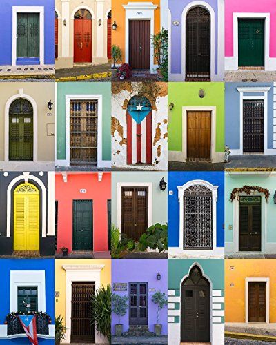 "Doors of Old San Juan" Fine Art Print, Puerto Rico, Bright, Colorful, Painted, Puertas, Orange, Green, Blue, Purple - Travel Photography, Print, Wall Art -- Learn more by visiting the image link. Puerto Rico Beaches, Puerto Rico Trip, Old San Juan Puerto Rico, Puerto Rico Vacation, Puerto Rico Art, Puerto Rican Pride, Puerto Rican Culture, Old San Juan, Porto Rico