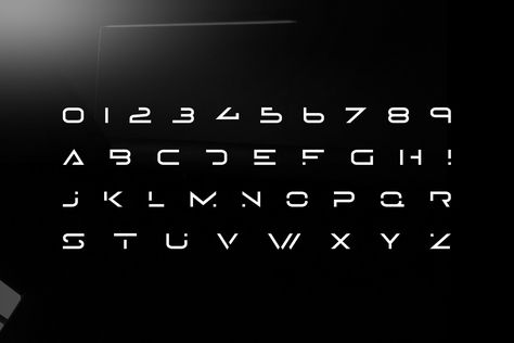 Lazer - Modern futuristic scifi font by MoonBandit on @creativemarket