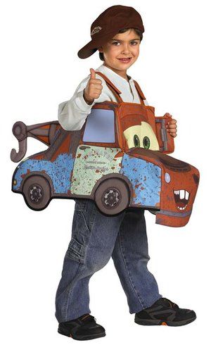 Disney Tow Mater 3D Deluxe Toddler Costume Tow Mater Costume, Cardboard Box Car, Toddler Boy Halloween Costumes, Tow Mater, Christmas Parade, Boy Halloween Costumes, Toddler Halloween Costumes, Toddler Costumes, Disney Costumes