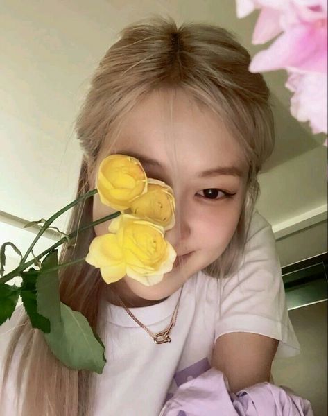 Yellow, Flowers, Hair