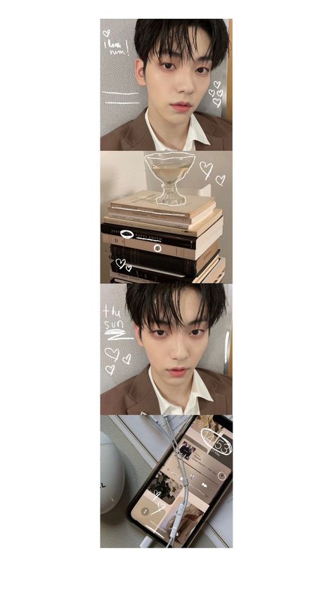 Soobin Bookmark, Txt Bookmark, Kpop Bookmark, Photo Bookmarks, Kpop Diy, Bookmarks For Books, Lomo Card, Instagram Words, Bubble Stickers