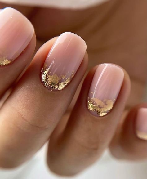 Milky Nails, Her Nails, Foil Nails, Neutral Nails, Bridal Nails, Elegant Nails, Classy Nails, Chic Nails, Short Acrylic Nails