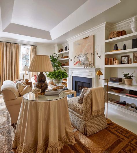 Dining Room Built In, Havenly Living Room, Dallas Interior Design, Bright Living Room, Curtain Ideas, Traditional Living Room, House Made, West End, Ranch House