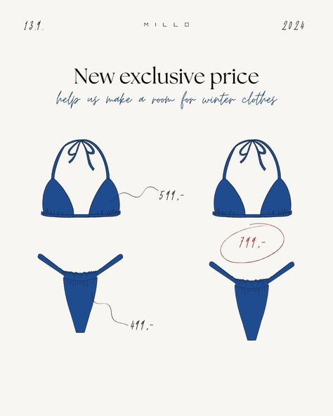 ✨NEW EXCLUSIVE PRICE✨big news! since it’s the end of summer and we have to make room in our warehouse for the autumn pieces, we have an exclusive price for the Bondi Beach swimsuit set!🙌🏻🌊 instead of the standard price of 1098,- you will pay only 799,-💙 so help us clear out our warehouse and you buy yourself cute swimwear for the next season (promotion is valid until 29.9. or while stocks last) 🇨🇿 ✨NOVÁ EXKLUZIVNÍ CENA✨ máme pro tebe velkou novinu! jelikož je konec léta a my musíme udělat mí... Swimwear Design, Cute Swimwear, It Ends With Us, Bondi Beach, Big News, Swimsuit Set, Beach Swimsuit, Designer Swimwear, Clean Girl