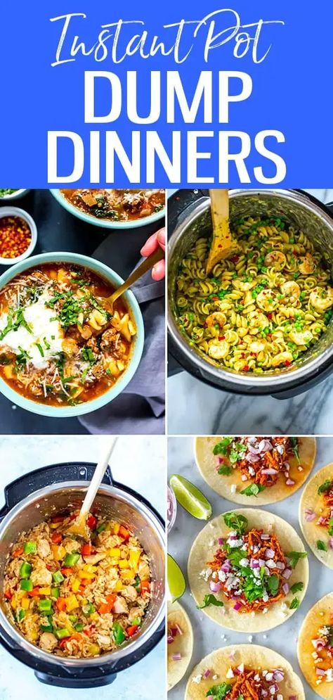 Summer Dinner Instant Pot, Week Night Instant Pot Dinners, Family Dinner Ideas Instant Pot, Cheap And Easy Instapot Meals, Dump And Go Instapot Dinners, One Pot Dump Meals, Easy Weeknight Instant Pot Dinners, Freezer To Instant Pot Recipes, Dump Instapot Meals