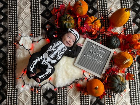 Halloween 2 Month Baby Pictures, 2 Month Fall Baby Pictures, Halloween Baby Milestone Pictures, September Baby Monthly Pictures, October Baby Pictures, Halloween Monthly Baby Pictures, Halloween Milestone Pictures, November Milestone Baby Pictures, Two Month Old Baby Pictures