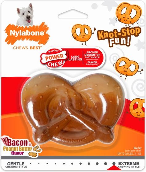 Pretzel Dog, Pretzel Dogs, Pretzel Shape, Dog Dental Health, Cute Dog Toys, Stuff For Dogs, Peanut Butter Pretzel, Cheese Dog, Chicken Treats