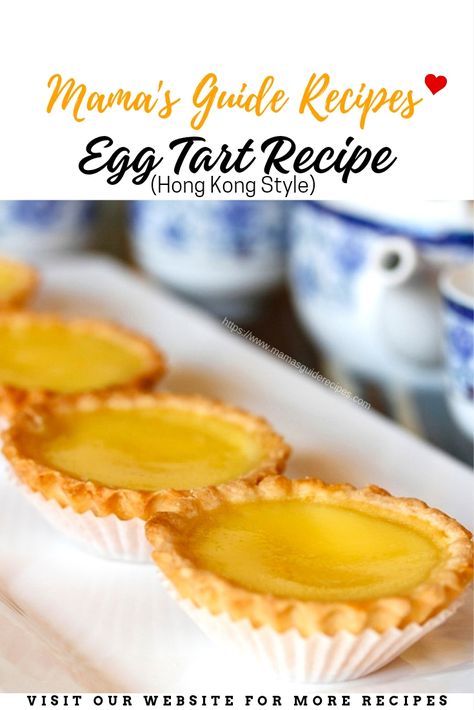 Asian Cakes Recipe, Filipino Baking Recipes, Egg Tarts Recipe, Filipino Desserts Recipes, Egg Pie Recipe Filipino, Easy Egg Tart Recipe, Filipino Egg Pie, Egg Custard Tart, Chinese Egg Tart Recipe