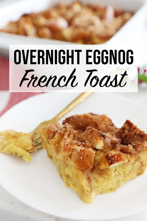 Eggnog French Toast Casserole, Pig Recipes, Panettone French Toast, Delicious Breakfast Casserole, Eggnog French Toast, Delicious French Toast, Christmas Eats, Breakfast Recipies, Overnight French Toast