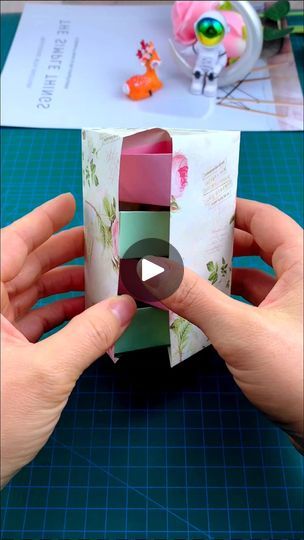 Bucket Crafts, Color Paper Crafts, Origami Box Tutorial, Craft Ideas Paper, Cardboard Crafts Kids, Craft Origami, Kid Diy, Paper Box Diy, Origami Paper Folding