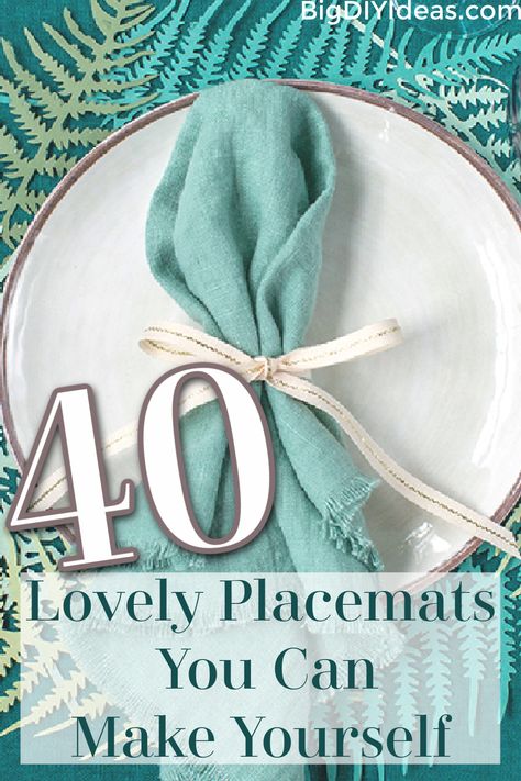 Today we are bringing another fantastic home goods project that will help you bring character and charisma to your kitchen or dining room table! Whether you are looking for something easy to wipe down, something that just needs to dress up a table for a special occasion, or something you can keep up year round, we've got you covered. Remember that you can customize your placemat with any colors or design that you want! Placemats For Wooden Table, Plate Mats Ideas, Sublimation Placemats, Table Mat Settings For Kids, Can You Paint Fabri Placemats, Rustic Placemat Centerpiec, Paint Cork, Bamboo Placemats, Wood Placemats